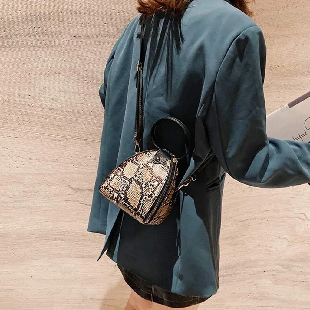 Tote Bag For Women Leopard Print Handbags Women Messenger Fashion Mini Trend Leather Shoulder Small Bag For Shopping Travel F
