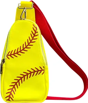 Tote Bag For Women Men Novelty Baseball Crossbody Bags Shoulder Bag Chest Bags Sports Messenger Bag For Younger Outdoor A
