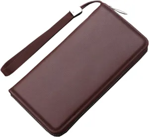 Tote Bag For Women Women's Solid Color Long Purse Leather Wallet Ladies Large Handbags For Shopping Travel Essential F