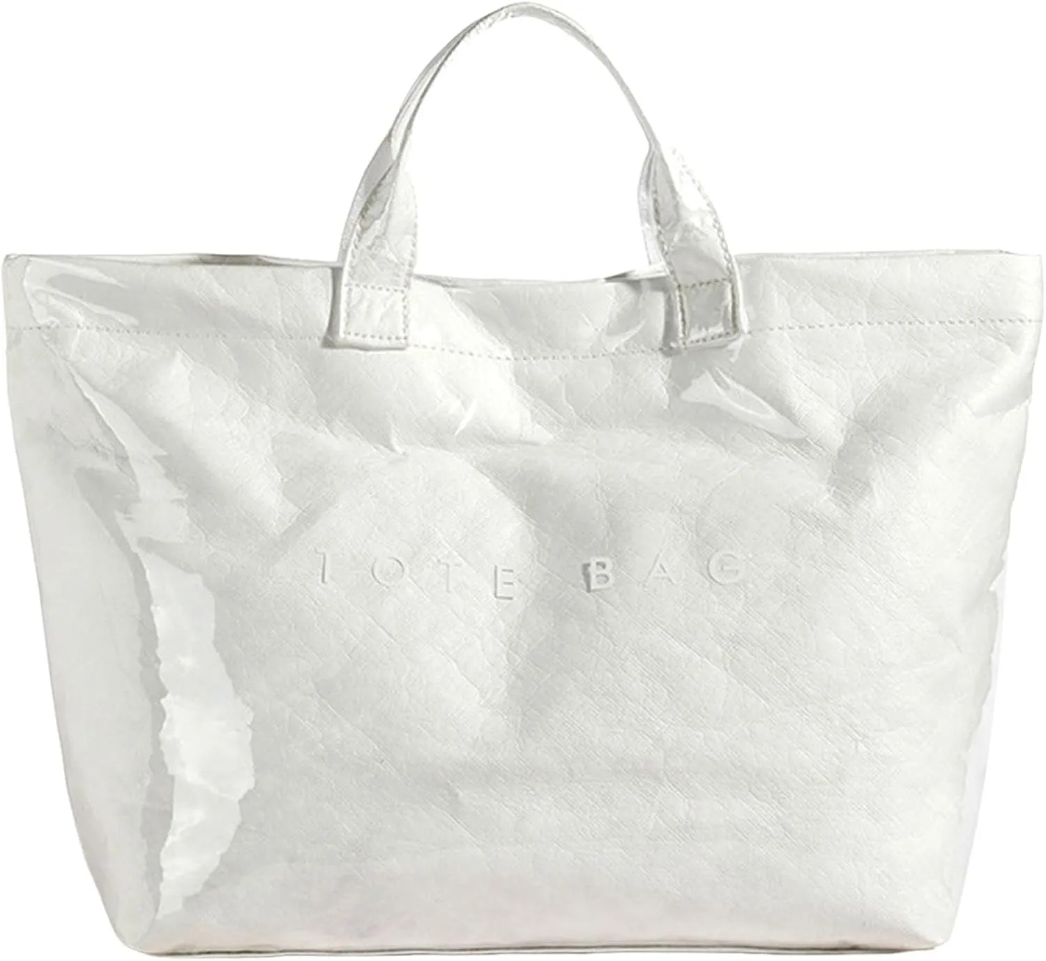 Tote Bag Retro Letter Casual Hundred Handbag Minimalist Transparent Simple Large Capacity Bags Female Work Tote Bags