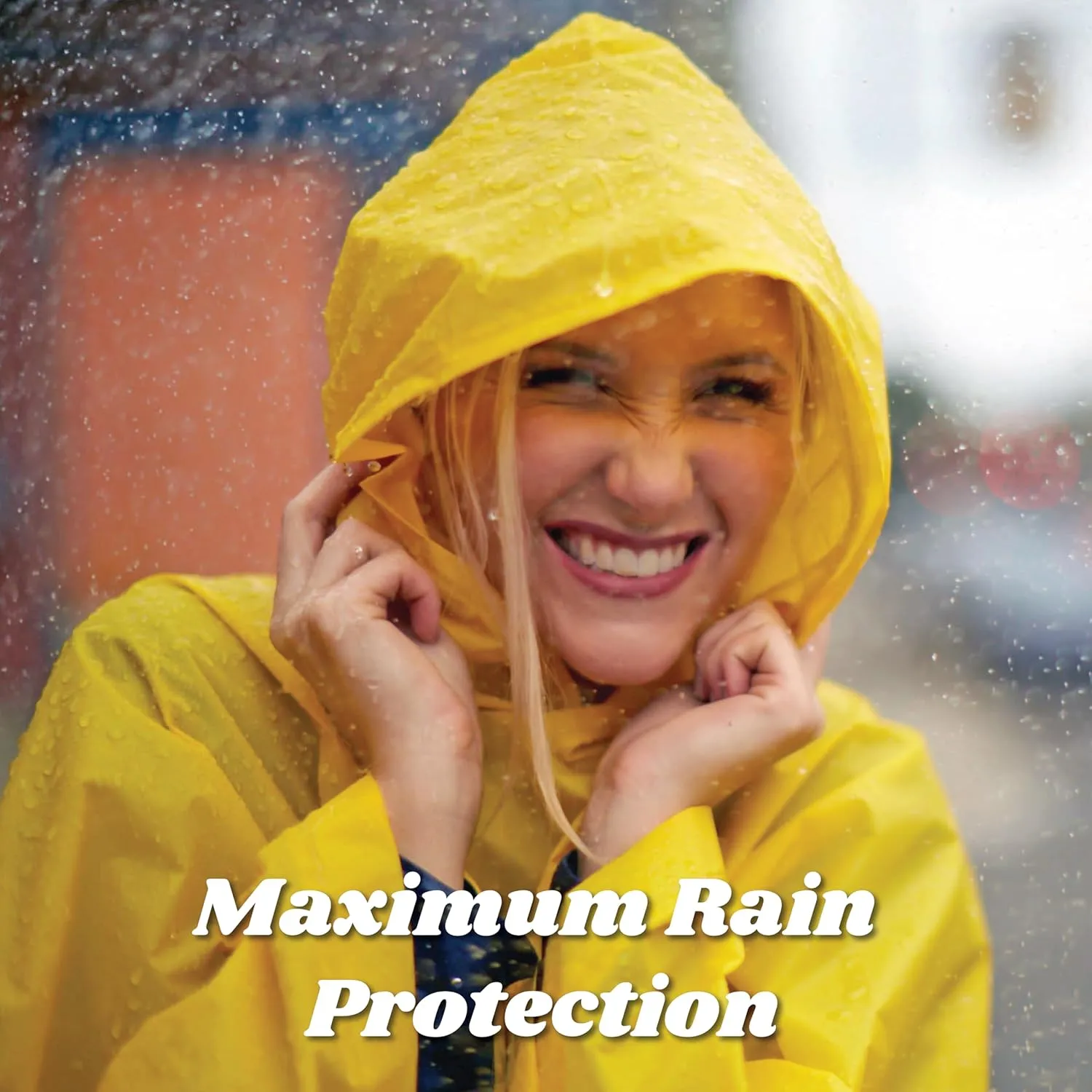 totes Adult's Rain Poncho