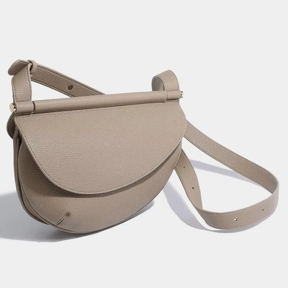 Trendy Vegan Leather Crossbody Bags for Women Small Cute Dumpling Shoulder Tote Purse Handbags Satchels 2025