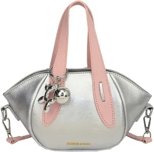 Trendy Vegan Leather Handbag Purses for Women Small Y2k Crossbody Tote Bag Ladies Bucket Shoulder Satchels 2025