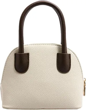 Trendy Vegan Leather Shoulder Bag for Women Small Y2k Crossbody Tote Purse Shell Handbags Top Handle Satchels