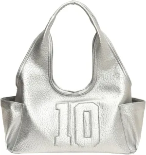 Trendy Vegan Leather Shoulder Bag for Women Top Handle Handbag Y2K Large Tote Purse Working Underarm Satchels