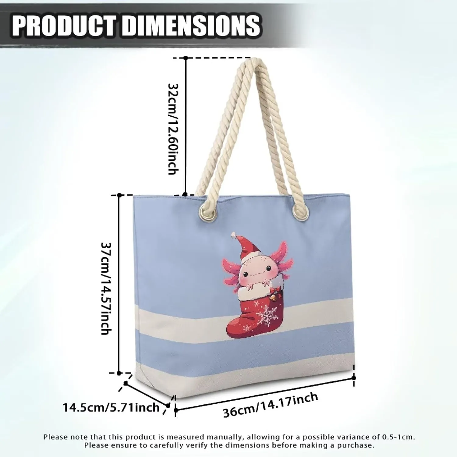 Vacation Beach Bag for Ladiess Women Medium Casual Travel Tote Bag Swim Pool Totes Bag with Hemp Rope Handle