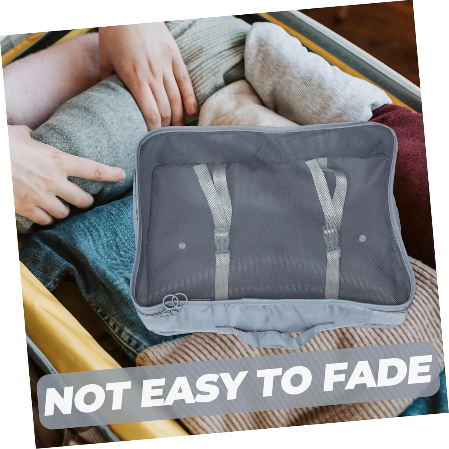 VALICLUD 7pcs Travel Packing Cubes for Suitcase Luggage Organizer Bags Set for Travel Pouches