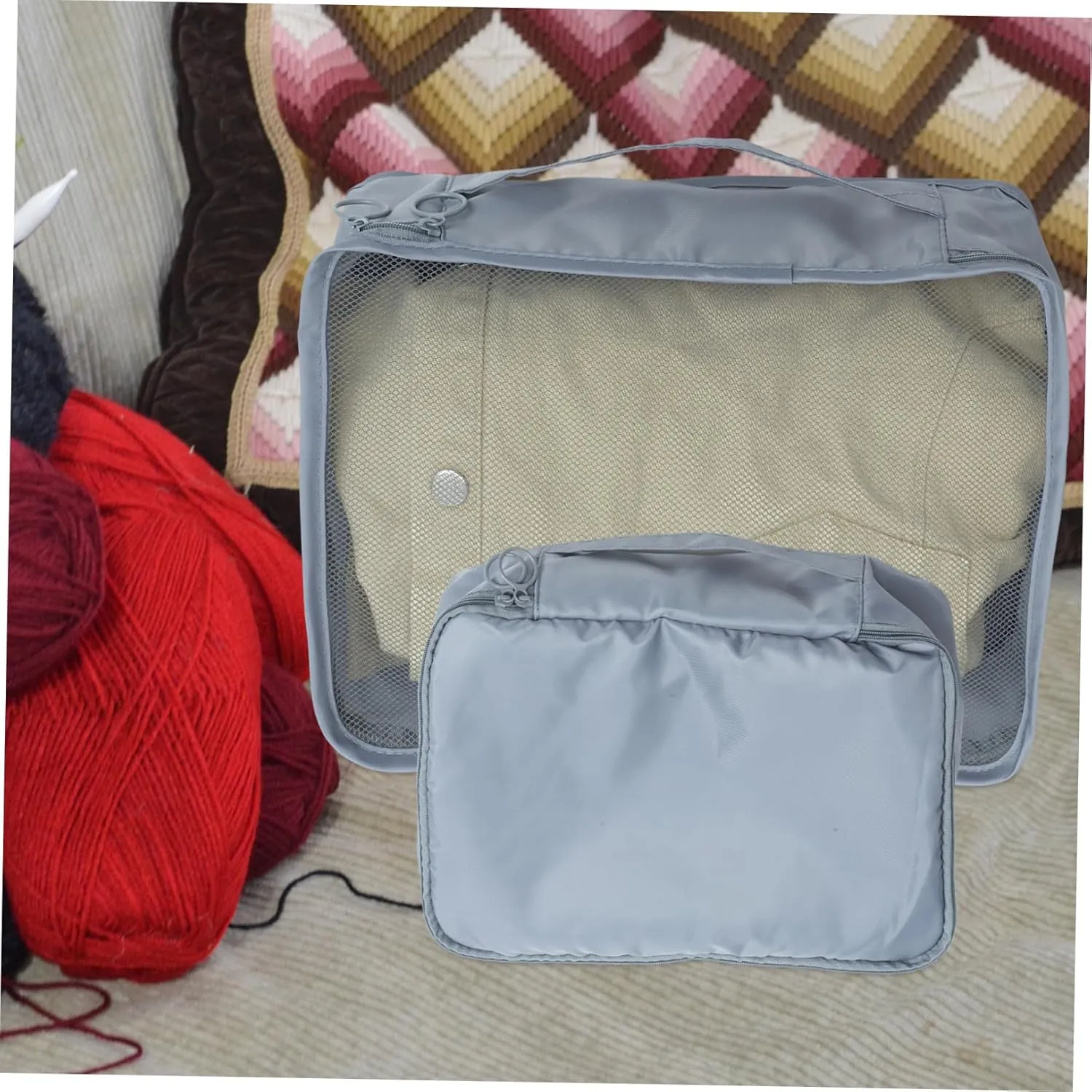 VALICLUD 7pcs Travel Packing Cubes for Suitcase Luggage Organizer Bags Set for Travel Pouches