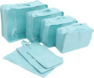 VALICLUD Travel Packing Cubes Set 7pcs Luggage Organizer Bags Suitcase Packing Cubes Travel Pouches Suitcase Organizer