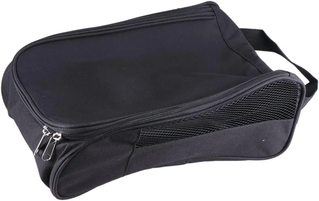Ventilation Shoe Storage Pouches Zippered Bag for Golf Dance Soccer Gym Bowling and More Portable