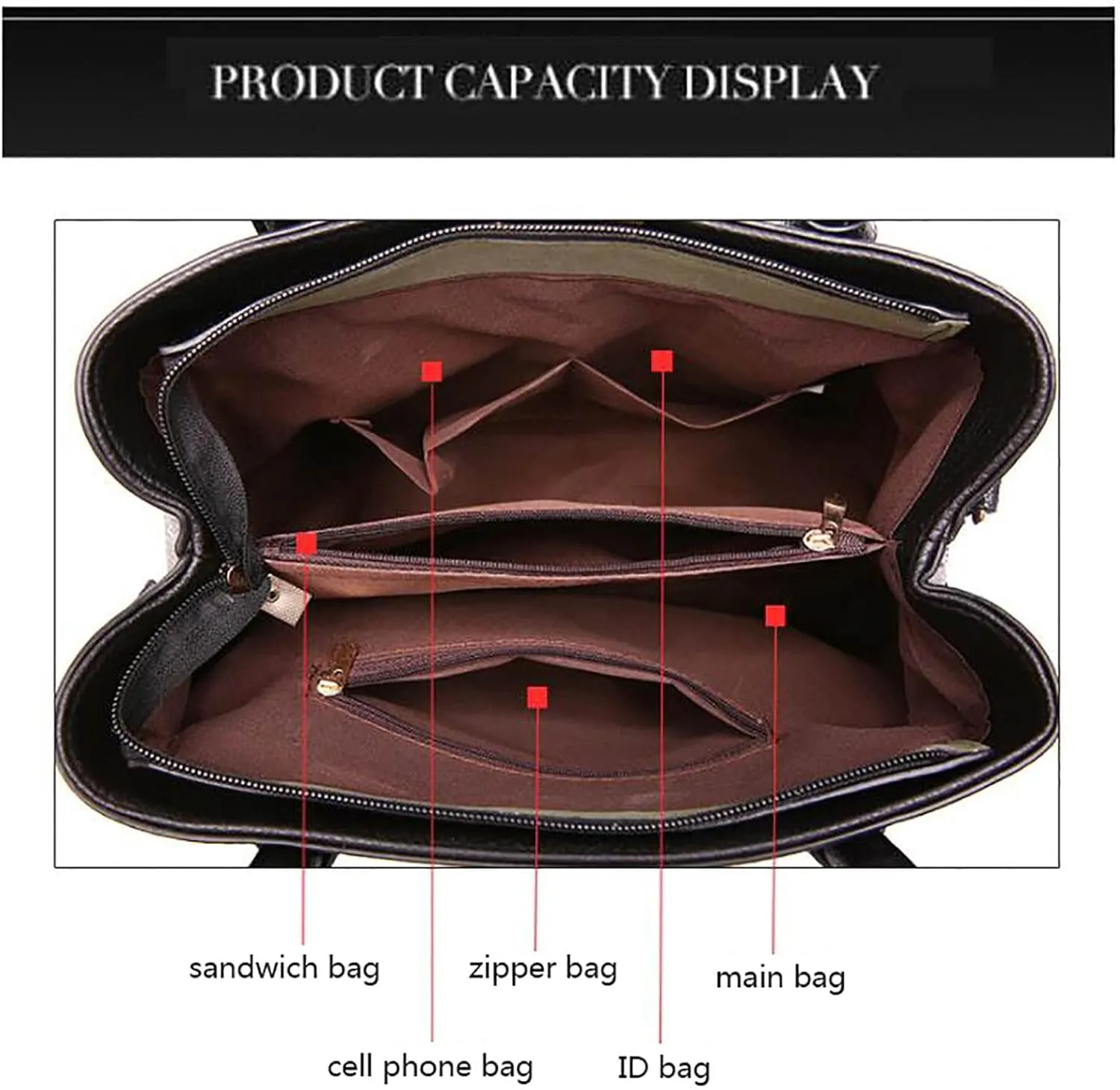 Vintage Handbag Handbag For Women Roomy Fashion Womens Handbags Ladies Purse Satchel Shoulder Bags Tote Leather Bag