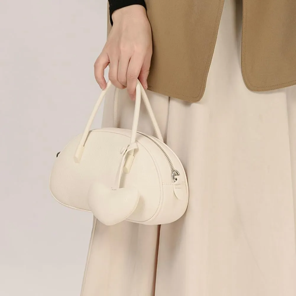 Vintage Small Crossbody Purse for Women Soft Vegan Leather Shoulder Tote Bag Cute Shell Handbags Clutch Satchels