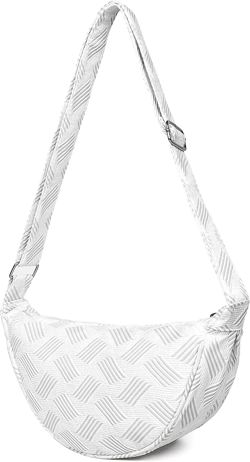 VOLGANIK ROCK Crossbody Bags Trendy Hobo Sling Nylon Crescent Purses and Handbags