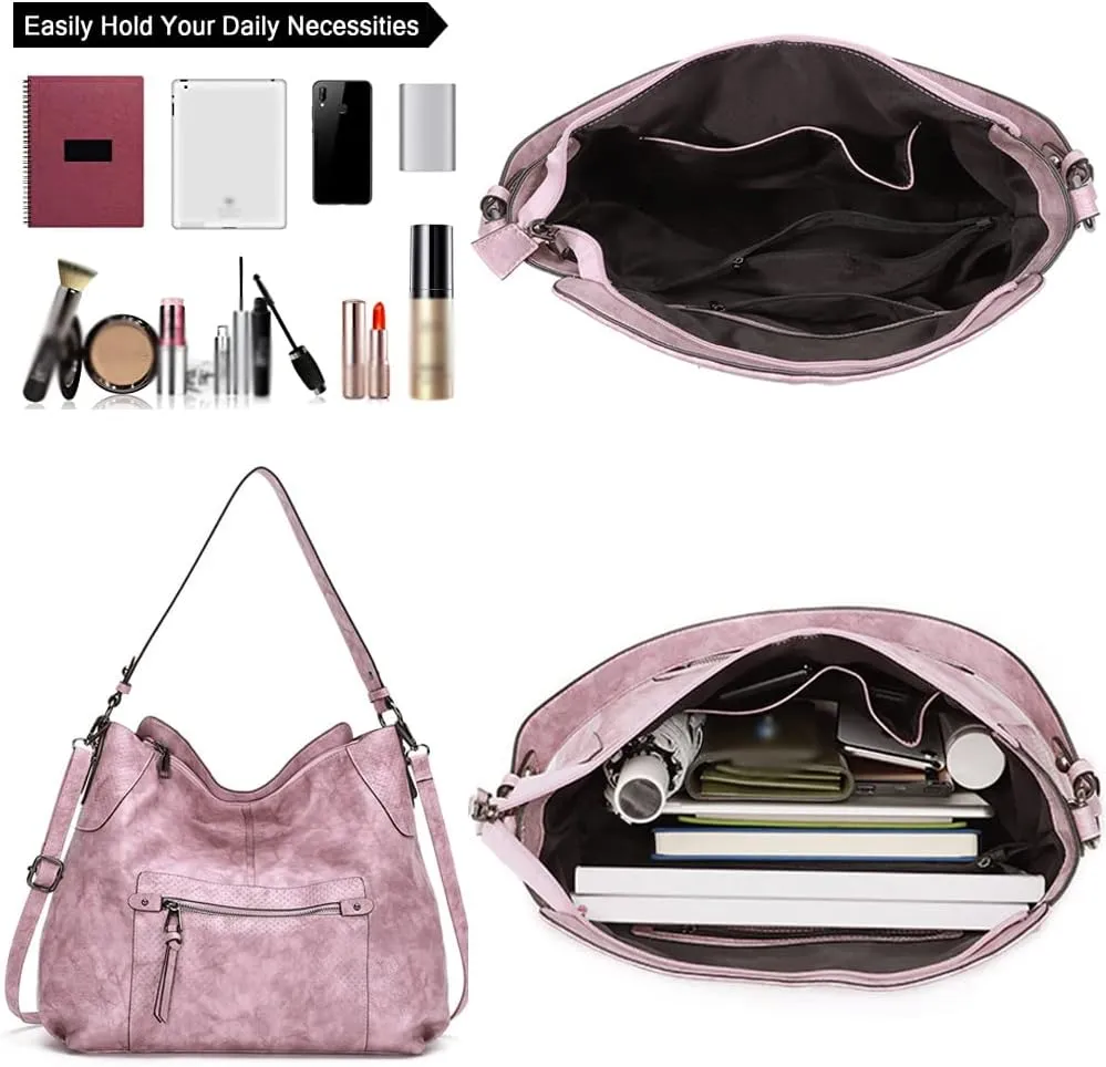 Women Shoulder Bags Marble Textured Leather Tote Bag Vintage Handbags Purse Hobo Handbag Satchel Crossbody Bag Totes