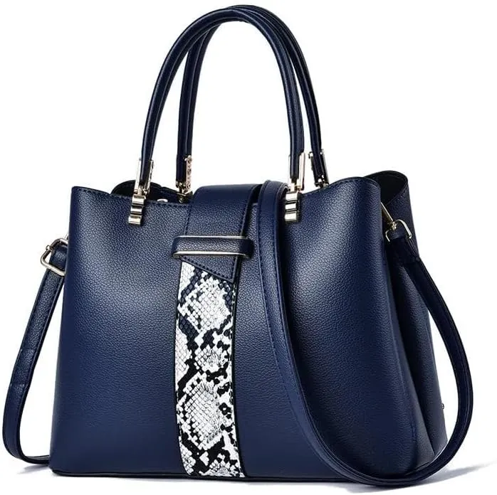 Women Top Handle Shoulder Totes Crossbody Bag With Zipper For Ladies Wristlets Messenger Bags Handbags Pu Leather