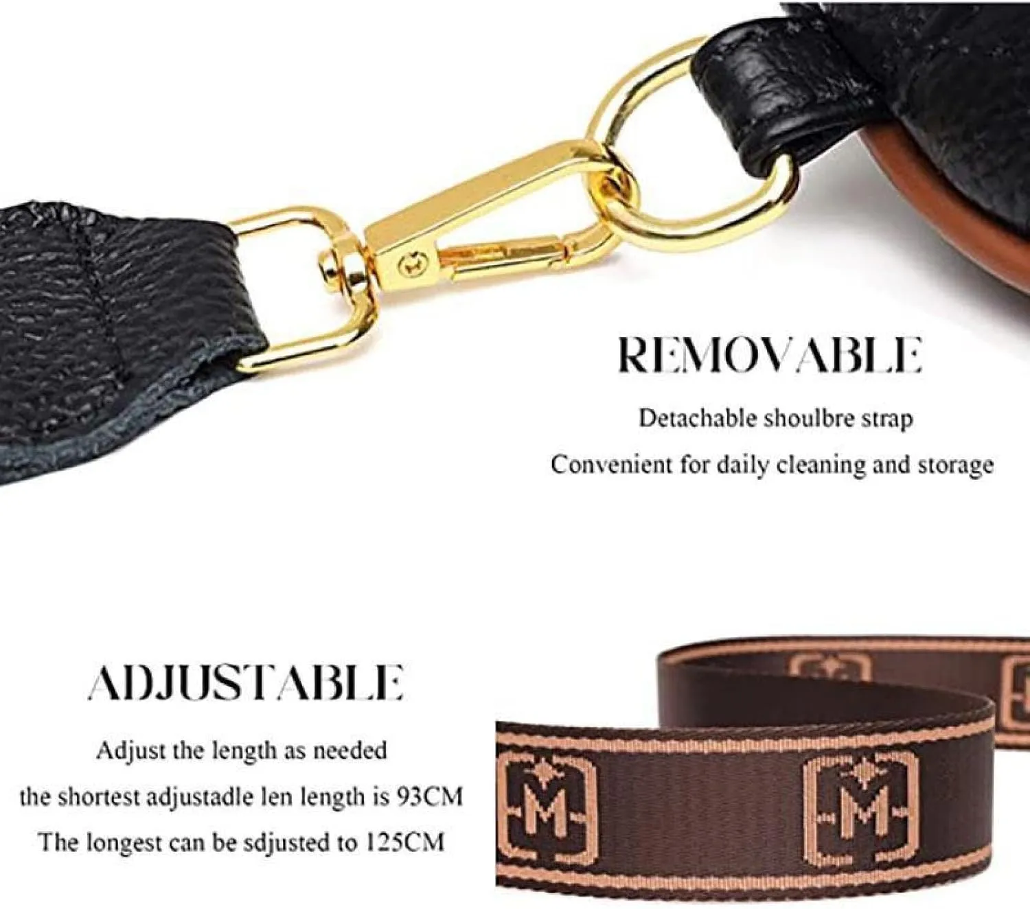 Women's Belt Bag, Diamond Quilted Embroidery, Leather, Casual Women's Crossbody Bag, Travel Sports Chest Bag Lightbrown