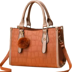 Womens Fashion Tote Bag Ladies Purse Satchel Shoulder Bags Tote Leather Bag Womens Bags for Work