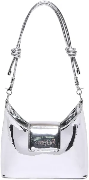 Women's Glossy Vegan Leather Shoulder Bag Small Y2k Crossbody Tote Purse Dumpling Handbag Top Handle Satchels