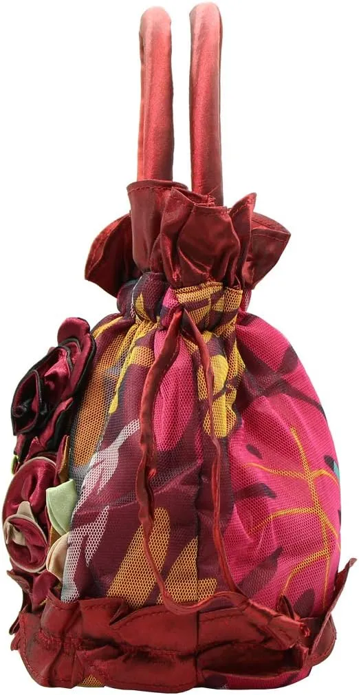 Womens Ladies Handbag Drawstring Bucket Bag Coin Purses Key Bags Cash Money Phone Pouches