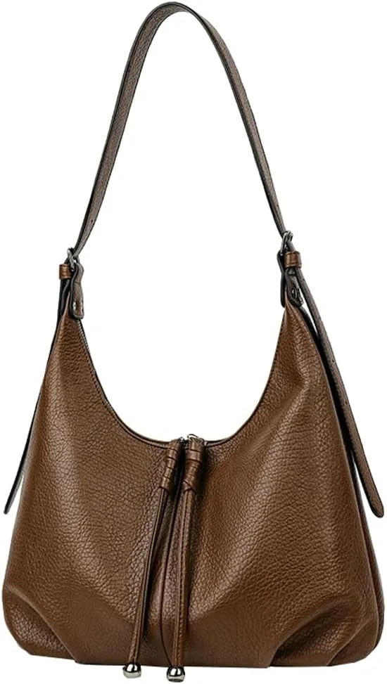 Womens Soft Vegan Leather Shoulder Crossbody Bag Large Dumpling Tote Purse Casual Retro Working Handbag Satchels
