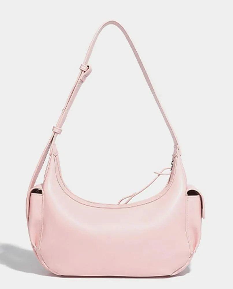 Womens Trendy Genuine Leather Shoulder Bag Small Y2k Dumpling Crossbody Tote Purse Handbags Designer Satchels 2025