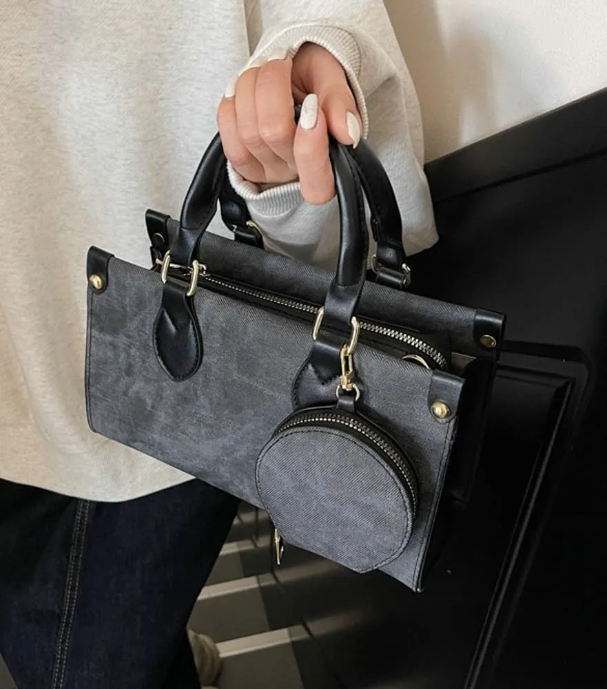 Women's Trendy Vegan Leather Clutch Purse Handbags Small Tote Bag Elegant Ladies Shoulder Crossbody Satchels