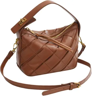 Wome's Crossbody Bag Hobo Shoulder for Women Trendy Pu Leather Handbag Fahion Tote Satchel Bags Purses Wallets