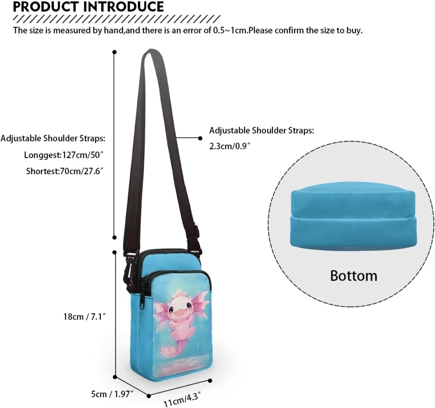 Xpyiqun Crossbody Phone Purse for Women Small Wallet Bags Cross Body Pouches Shoulder Handbag